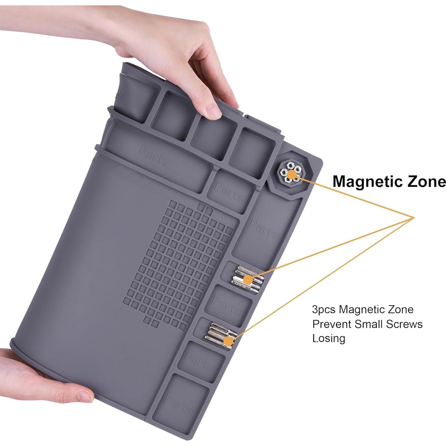 Alfombrilla de Soldadura Silicona U.S CAYEDA 44x30cm Resistente al Calor