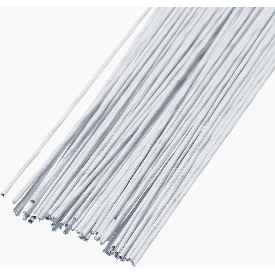 Alambre Floral Blanco DECORA 18 Gauge 40.64 cm 50 Piezas