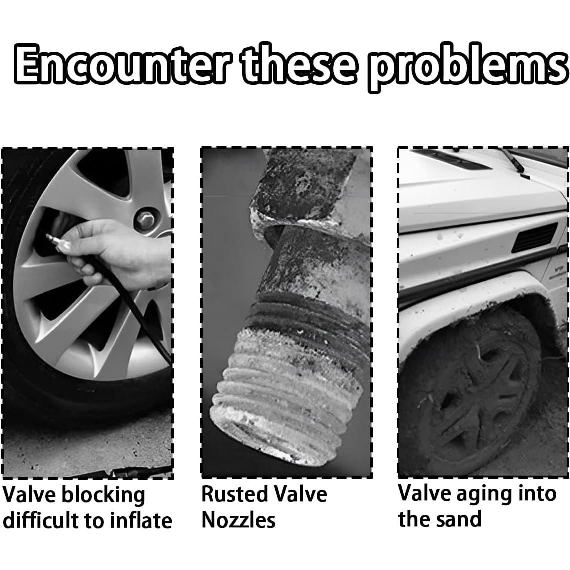 Tapas de Válvula Bling Zipelo - Paquete de 4 - Color AB