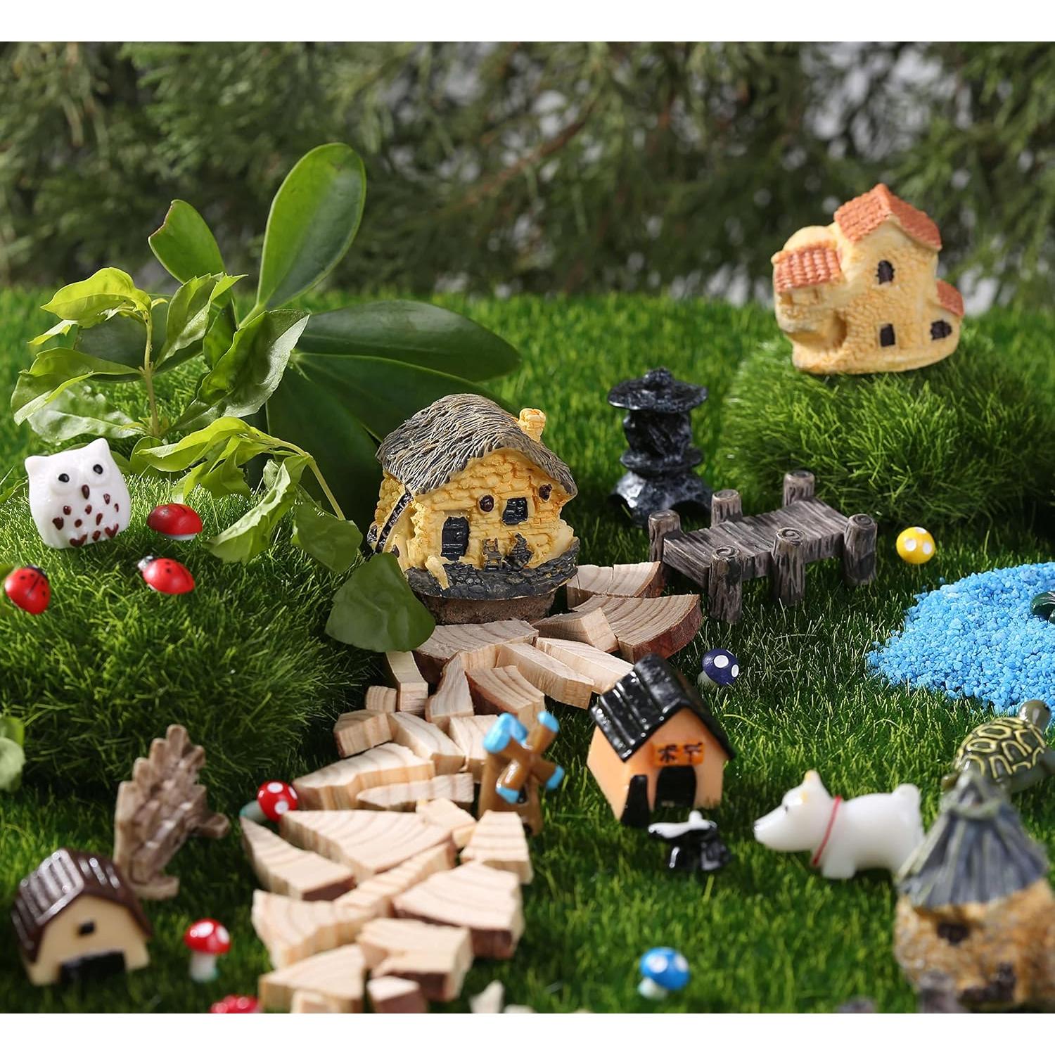 Kit Jardín de Hadas Modacraft 172 Piezas Miniaturas y Pines