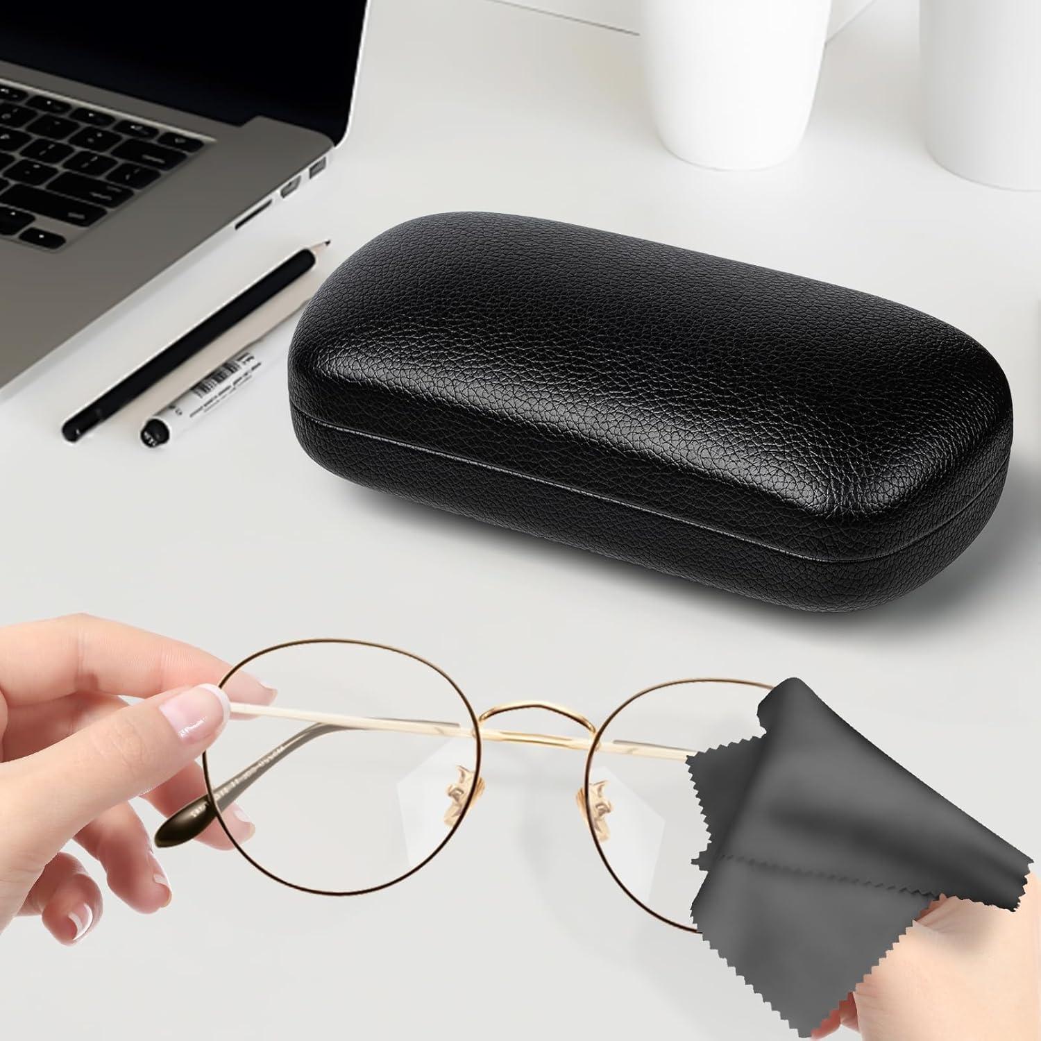 Funda Dura para Gafas de Sol Molshine - Grande, Negro