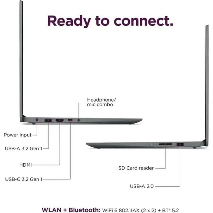 Laptop Lenovo IdeaPad 15.6" Intel Celeron 12GB RAM 640GB SSD