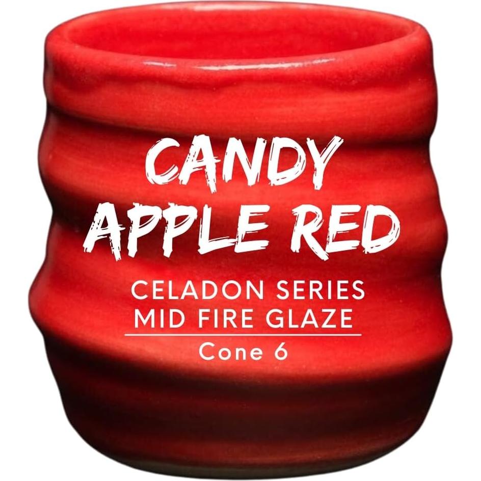 Set de Esmaltes Cerámicos Penguin - Serie Celadon Fuego Medio - 8 tarros 4oz