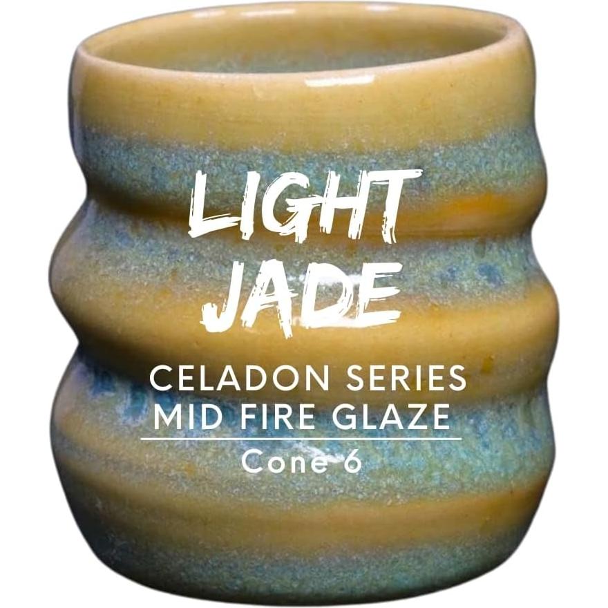 Set de Esmaltes Cerámicos Penguin - Serie Celadon Fuego Medio - 8 tarros 4oz