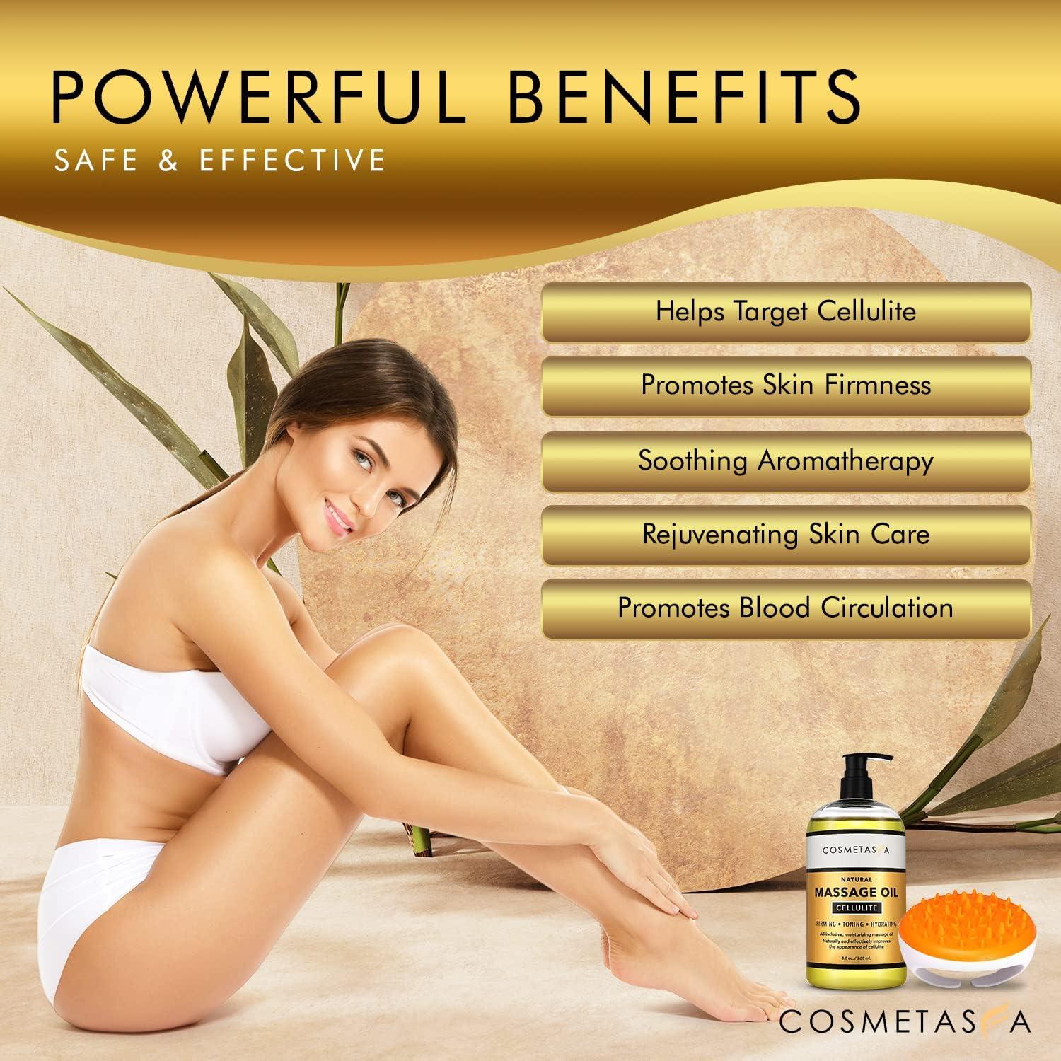 Aceite de Masaje Anticelulitis Cosmetasa 248 ml - Natural y Hidratante