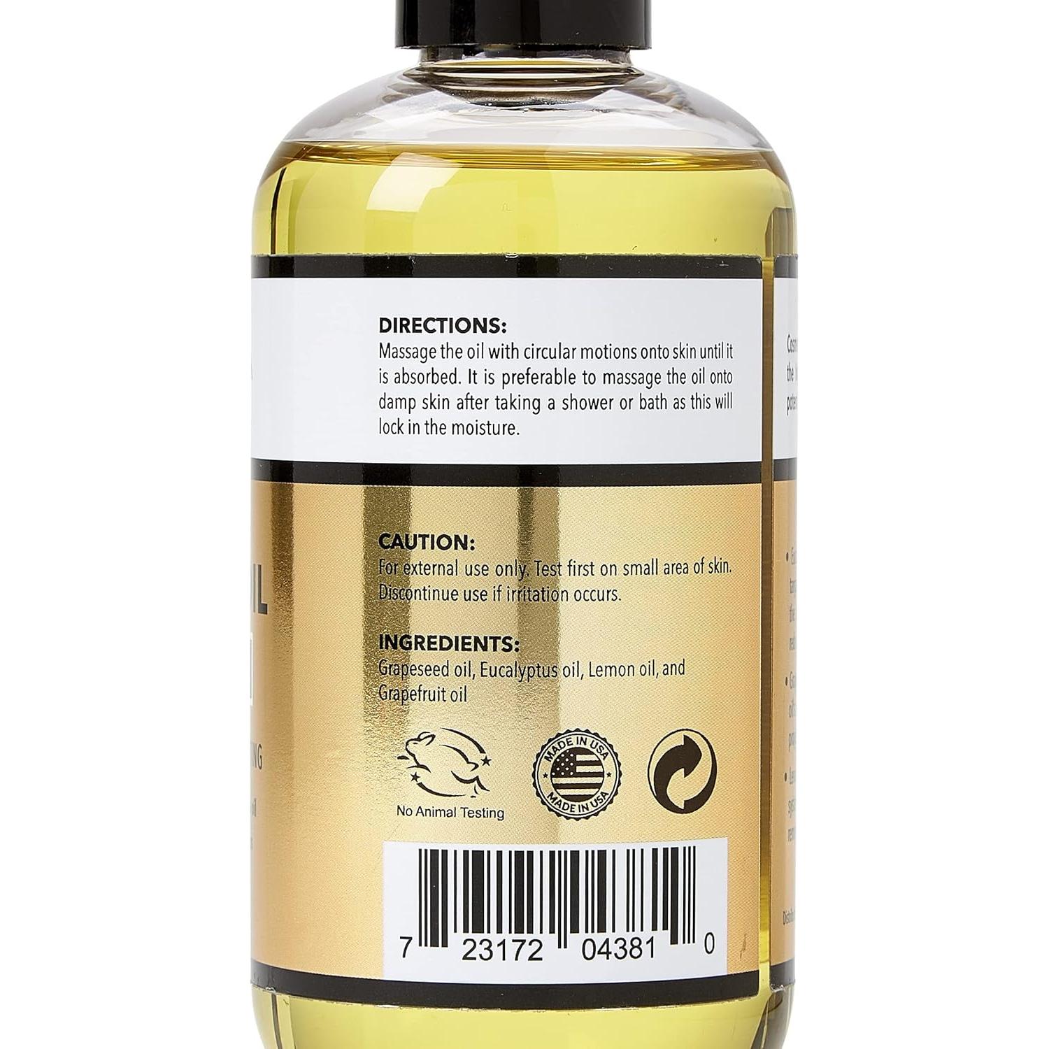 Aceite de Masaje Anticelulitis Cosmetasa 248 ml - Natural y Hidratante