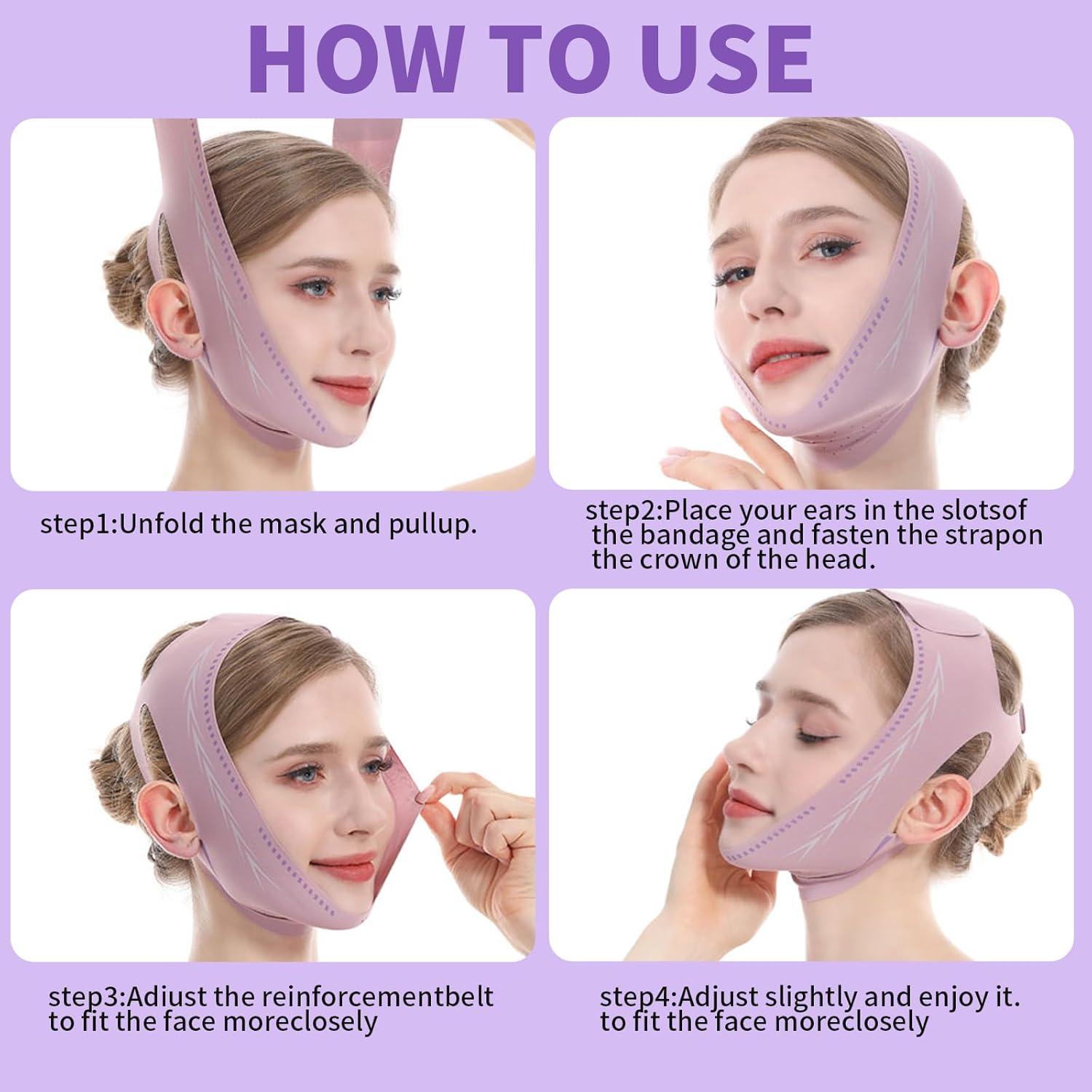 Correa de Barbilla Reutilizable MixS Live - Ajustable Rosa