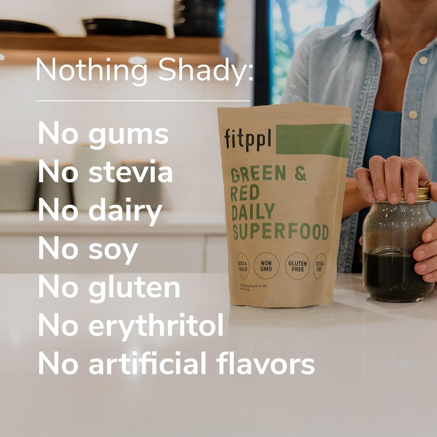 Polvo de Superalimento Verde Orgánico fitppl 240g - Salud Digestiva