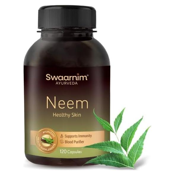 Cápsulas de Neem Swaarnim - 120 Cápsulas Naturales