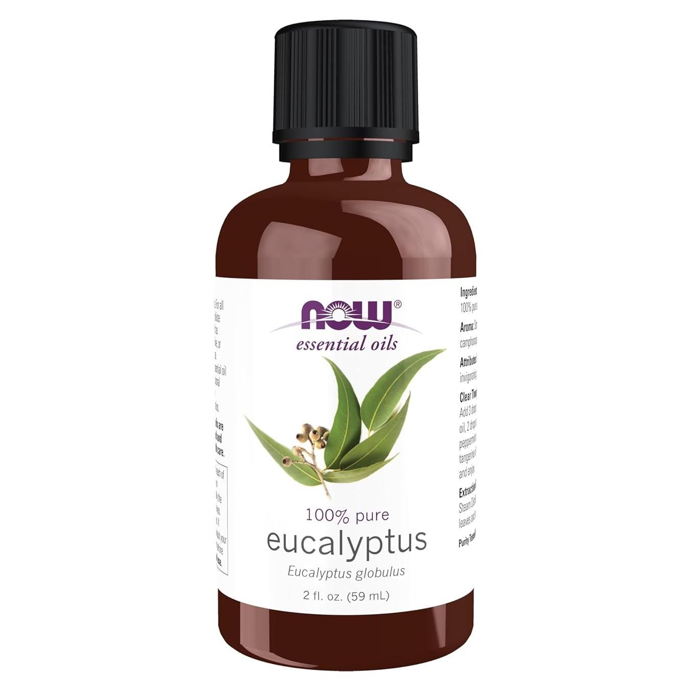 Aceite Esencial de Eucalipto NOW 100% Puro 56.7g