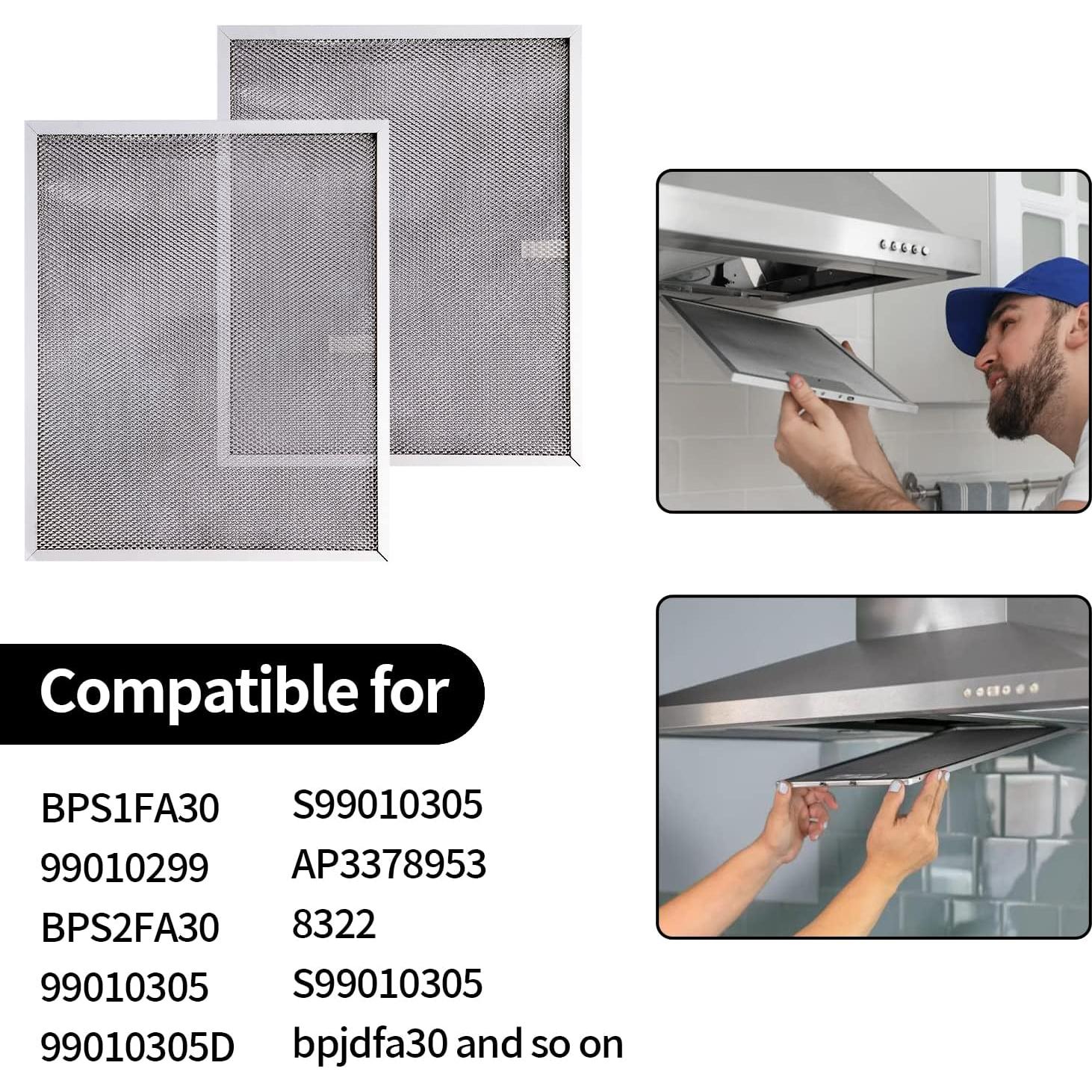 Filtro de Campana Extractora Freeboy BPS1FA30 Aluminio 2 Pcs