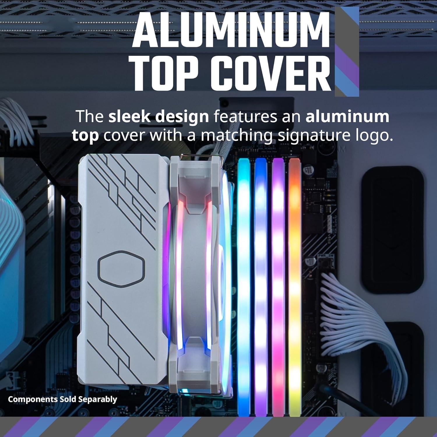 Cooler Master Hyper 212 Halo Enfriador de CPU Blanco 15.4cm