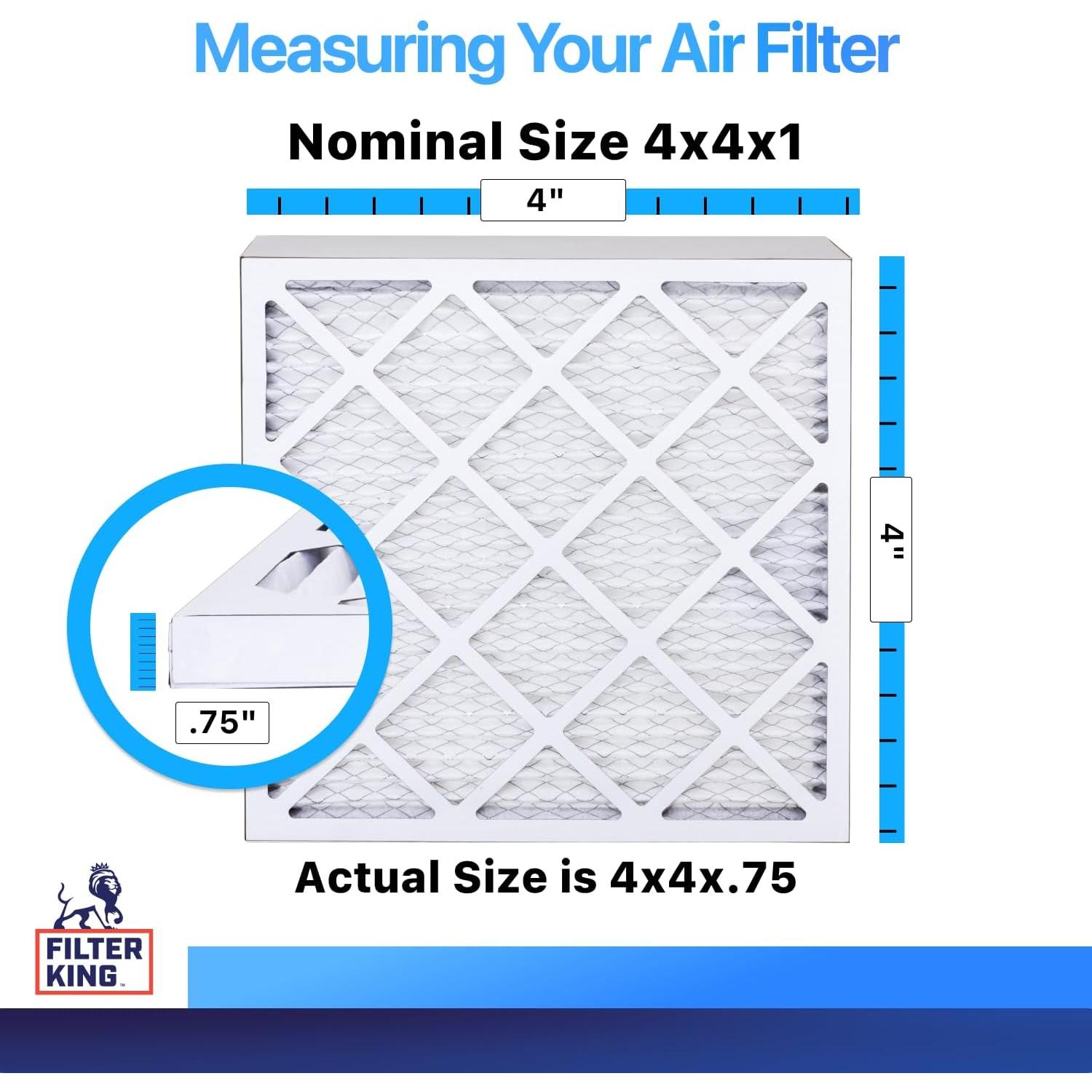 Filtro de Aire Filtro Rey MERV 8 4-Pack 10.2x10.2x1.9 cm