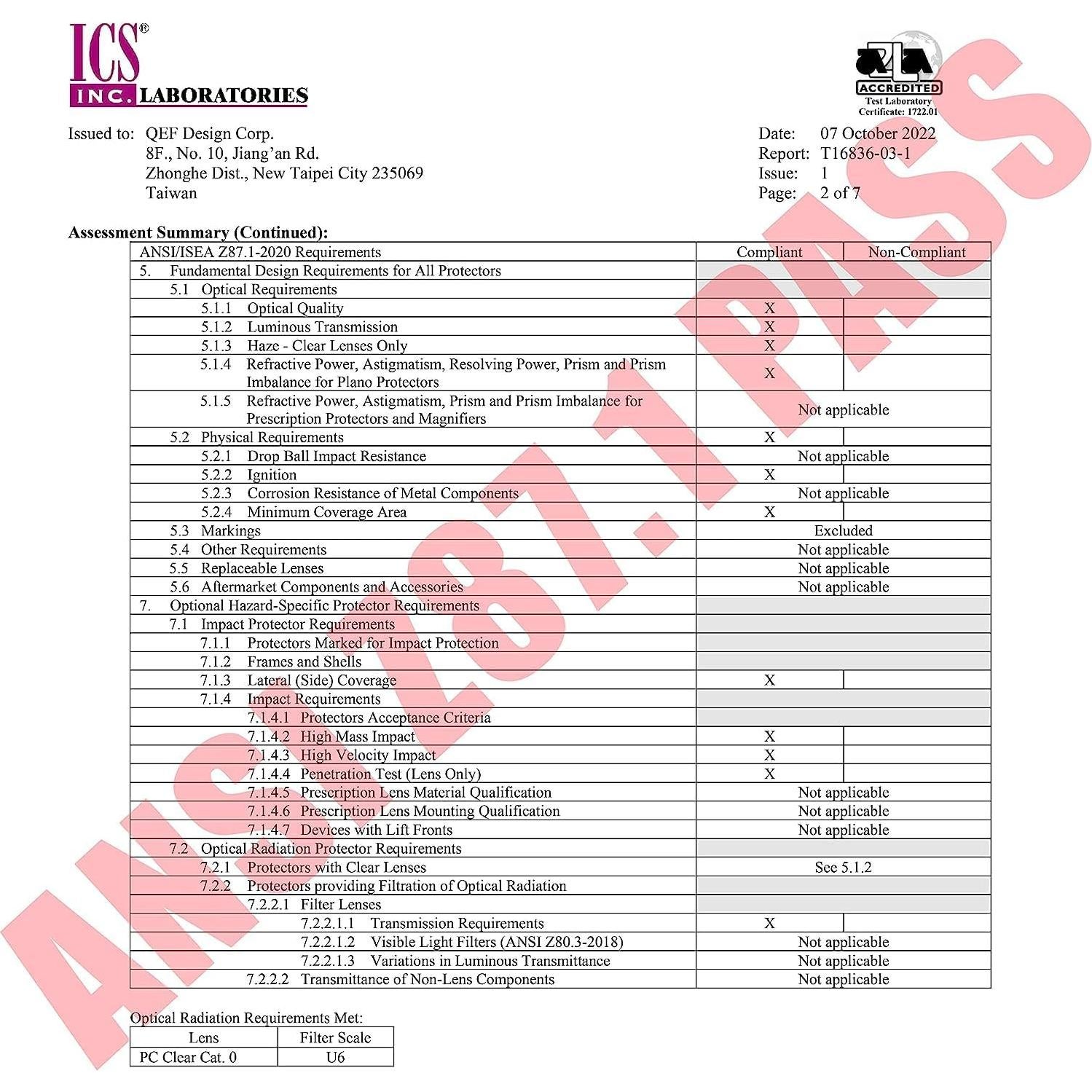 Gafas de Seguridad HTS TR90NZZ Pequeñas con Protectores Laterales