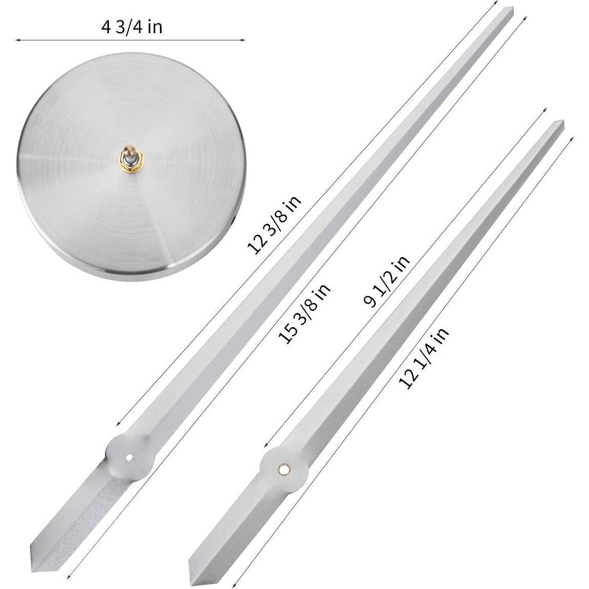 Reloj de Pared 3D AILILIFE con Manecillas de 31 cm y 39 cm