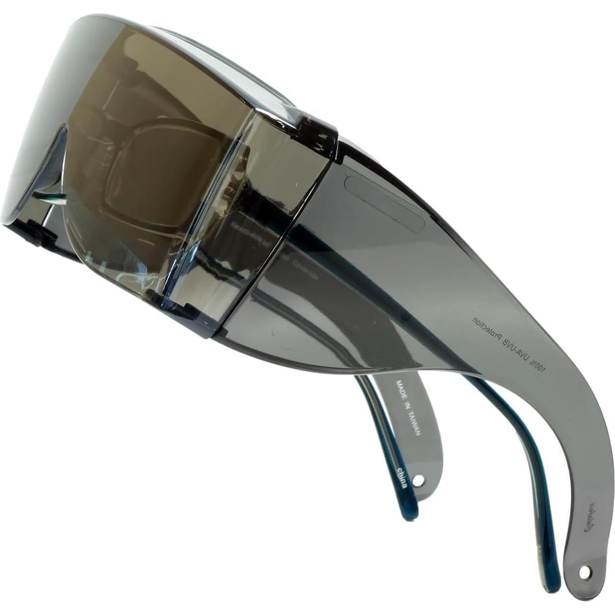 Gafas de seguridad Calabria 3000 Fit Over espejo plateado