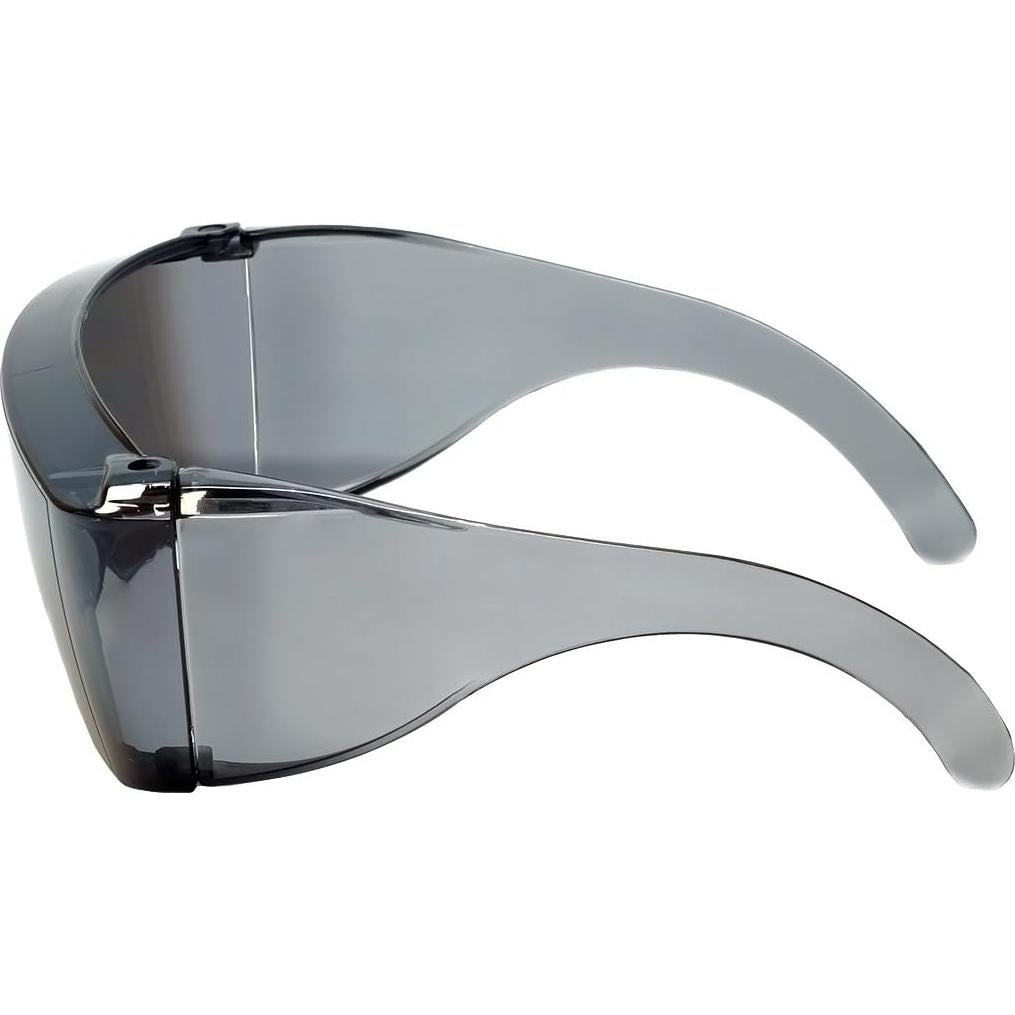 Gafas de seguridad Calabria 3000 Fit Over espejo plateado