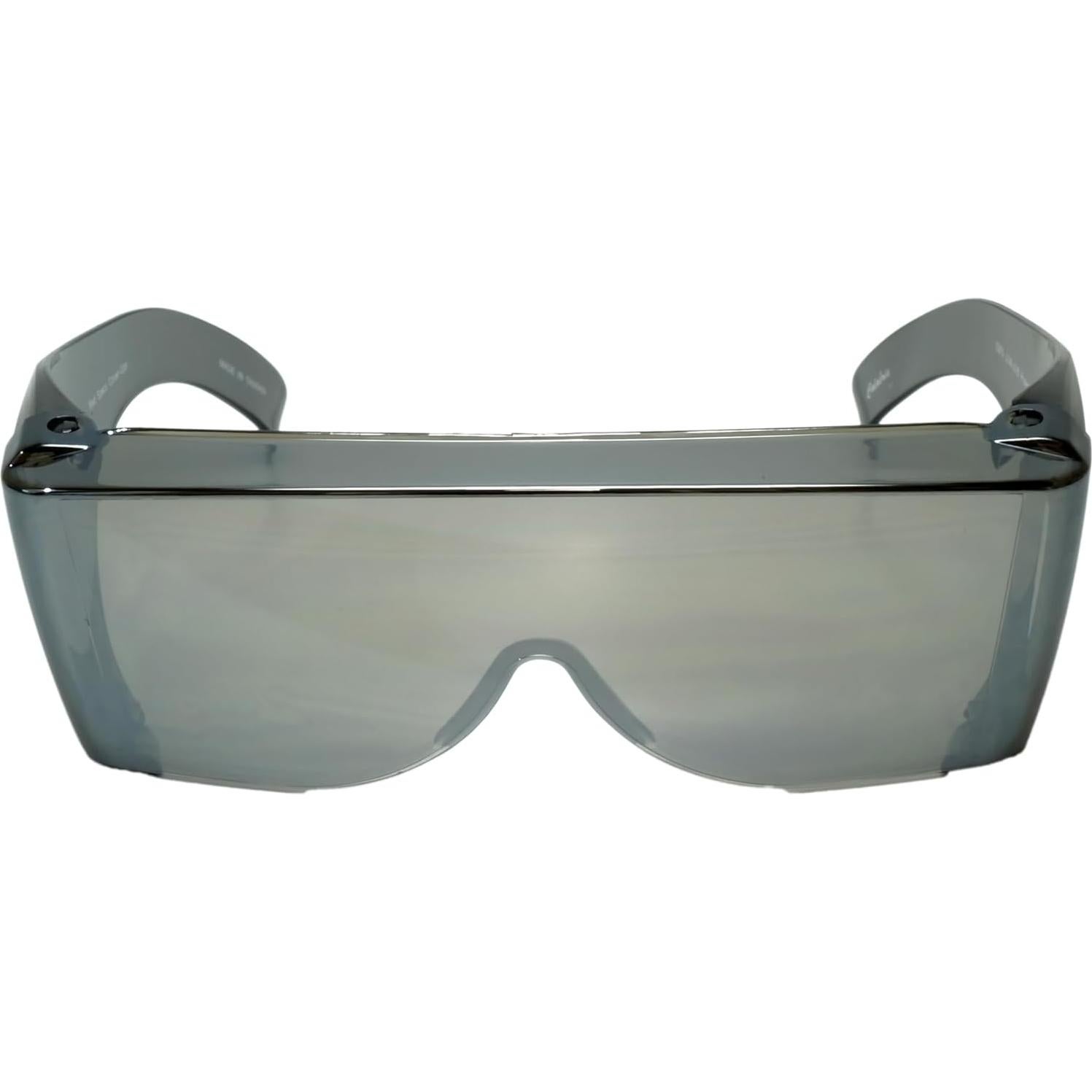 Gafas de Seguridad Fitover Calabria 3000 Azul Verde 3 Pzas