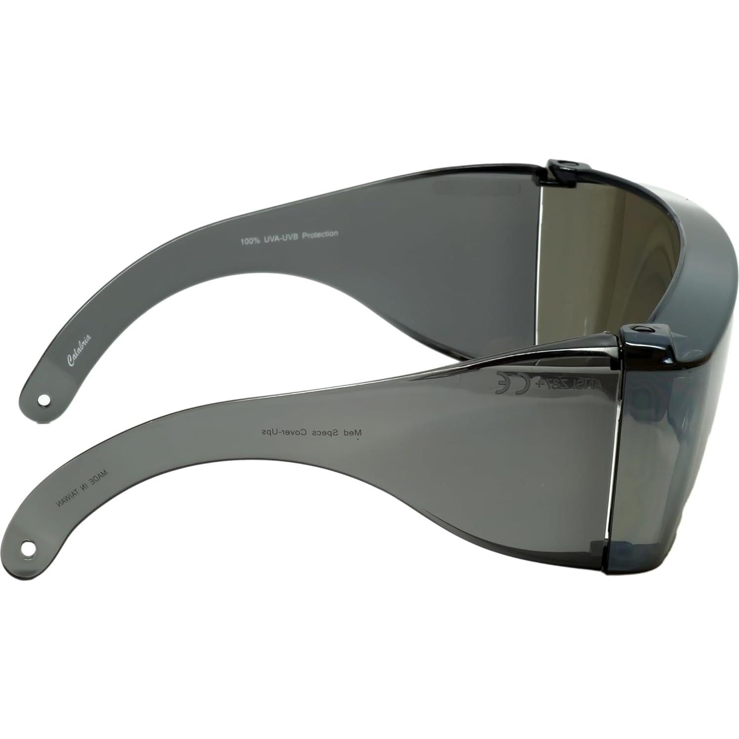 Gafas de Seguridad Fitover Calabria 3000 Azul Verde 3 Pzas