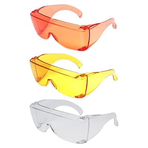 Gafas de Seguridad Calabria 3000 Fitover 3 Piezas Anti Niebla