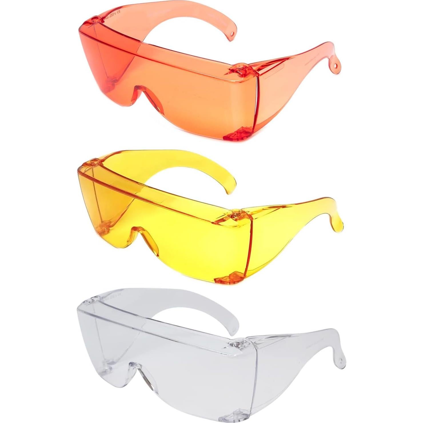 Gafas de Seguridad Calabria 3000 Fitover 3 Piezas Anti Niebla