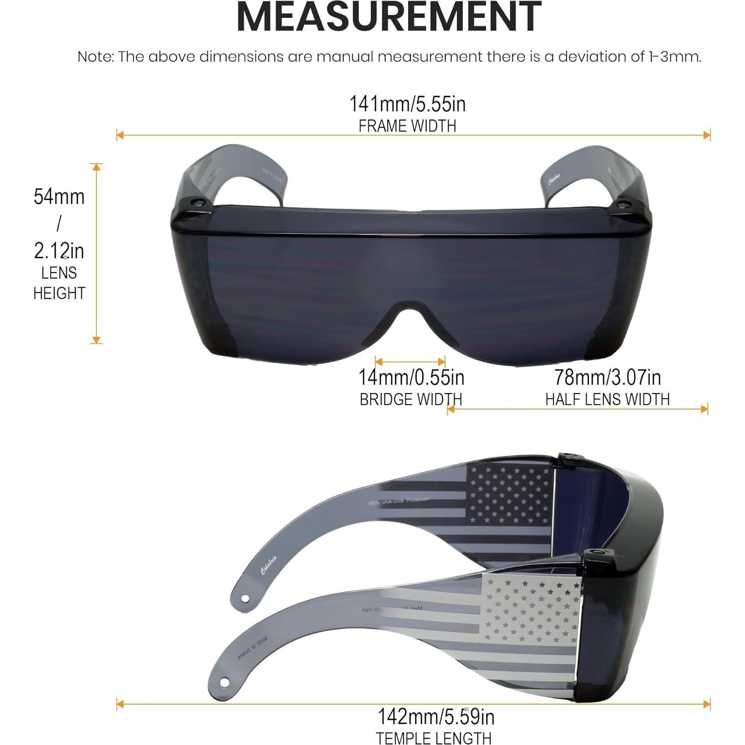 Gafas de Seguridad Fitover Calabria 3000 Gris Ahumado UV