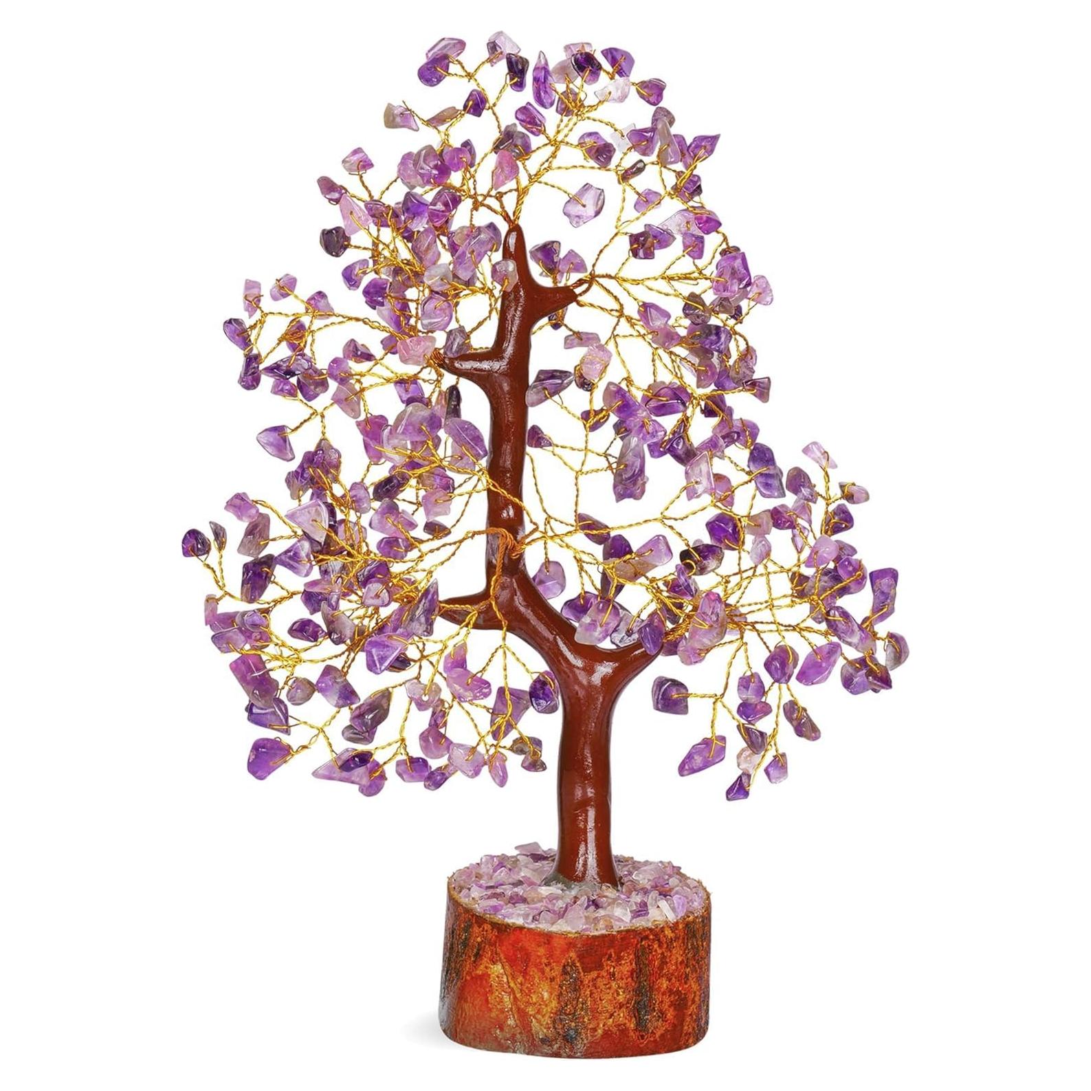 Árbol de Vida de Cristal Amatista 27.9 cm YATSKIA Decoración