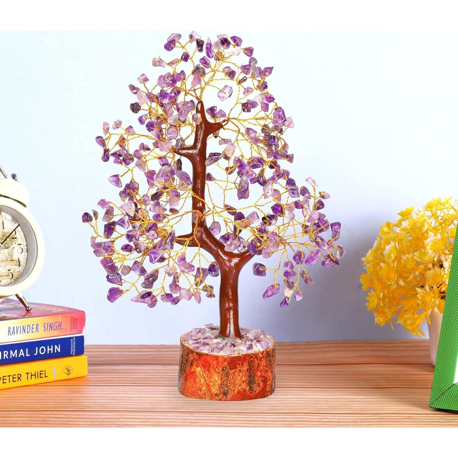 Árbol de Vida de Cristal Amatista 27.9 cm YATSKIA Decoración