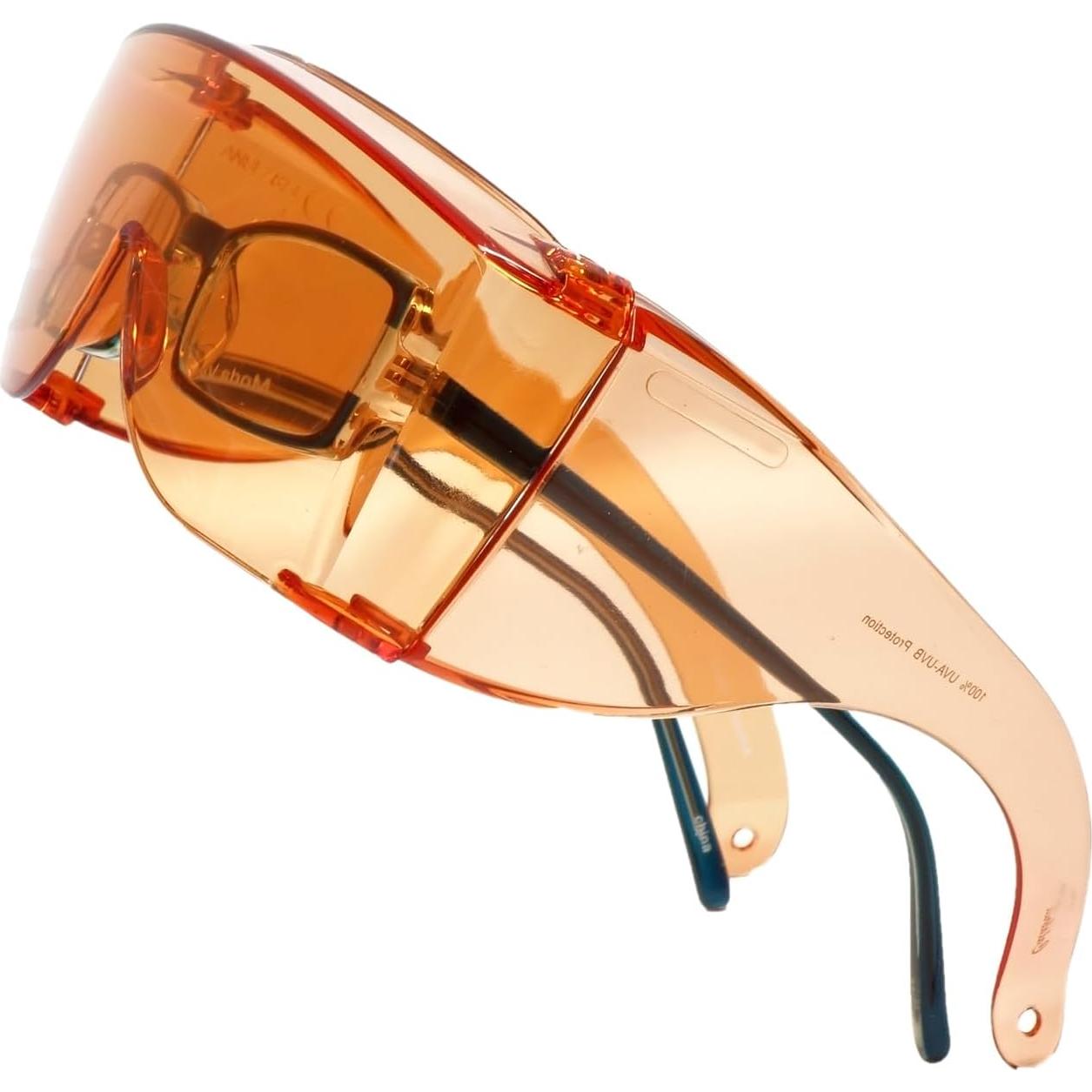 Gafas de Seguridad Calabria 3000 Fitover Naranja Antivaho