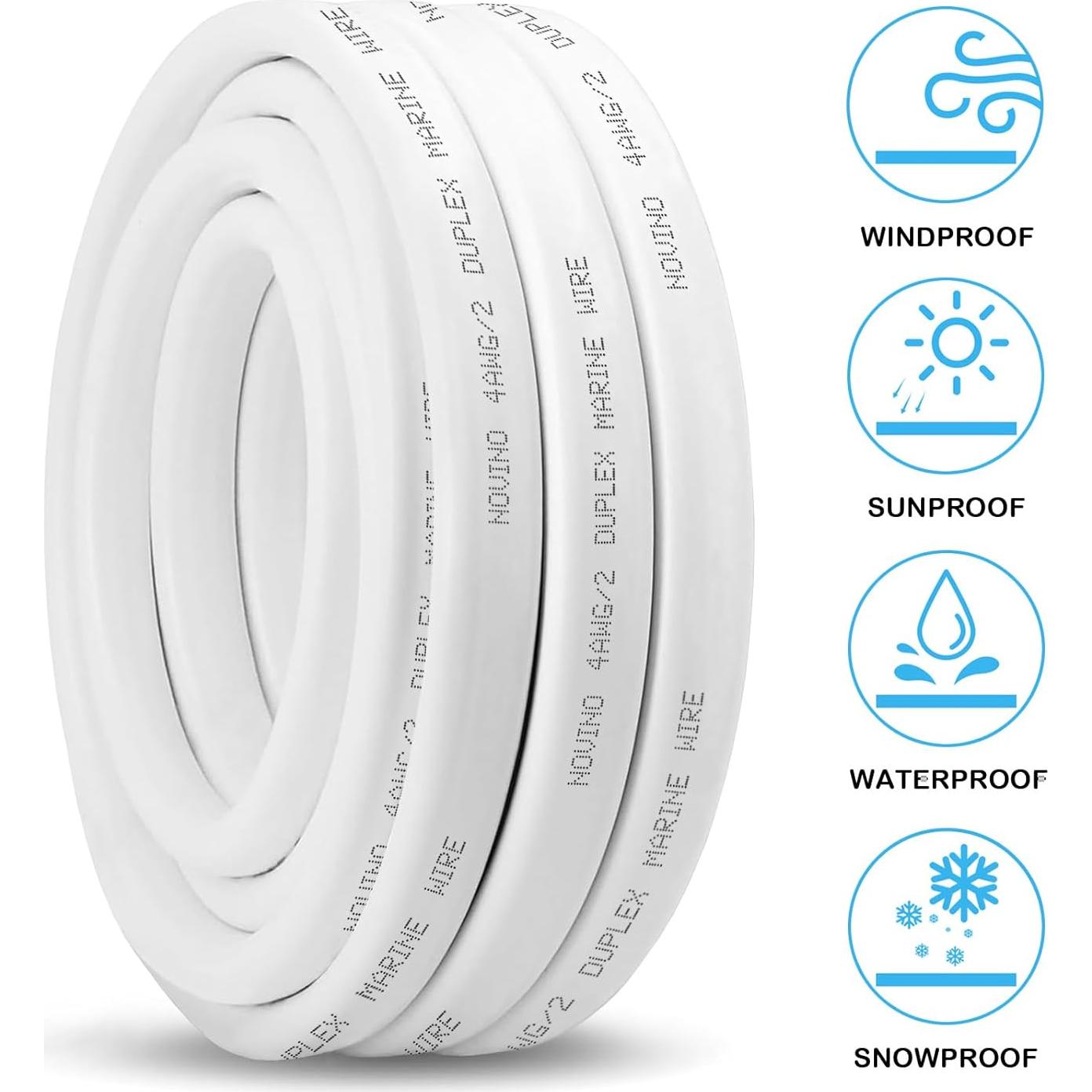 Cable Marino Dúplex 4 AWG NOVINO 1.83 m Cobre Estaño