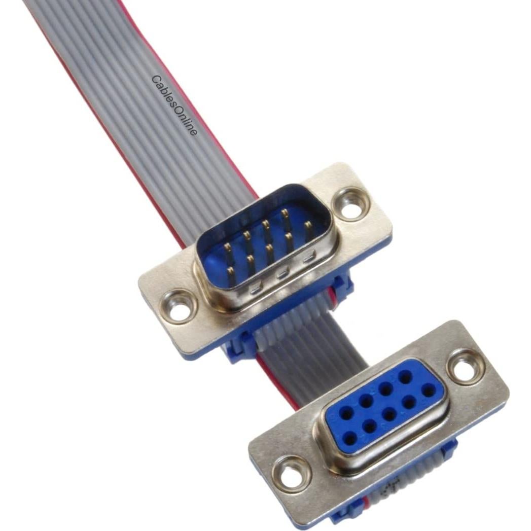 Cable de Extensión DB9 Macho a Hembra 0.15m CablesOnline S-3F00