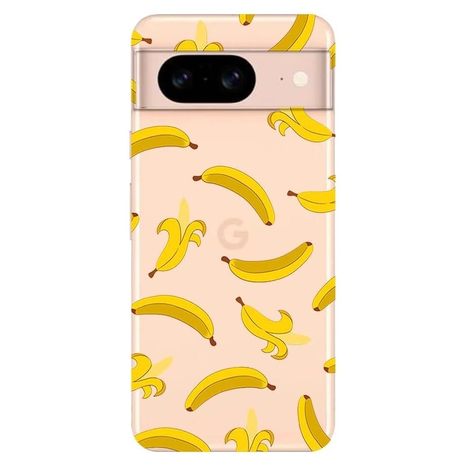 Funda Blingy's para Google Pixel 8 - TPU Transparente Plátano