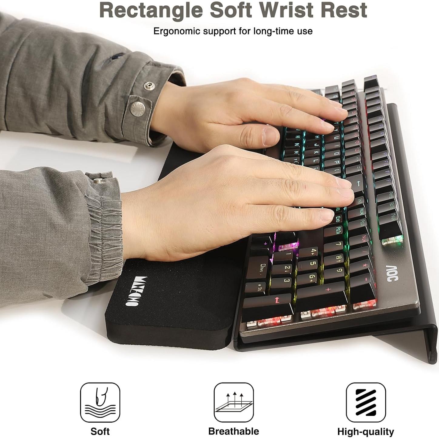 Soporte Elevador de Teclado Ergonómico MAXECHO Negro 42.9 cm