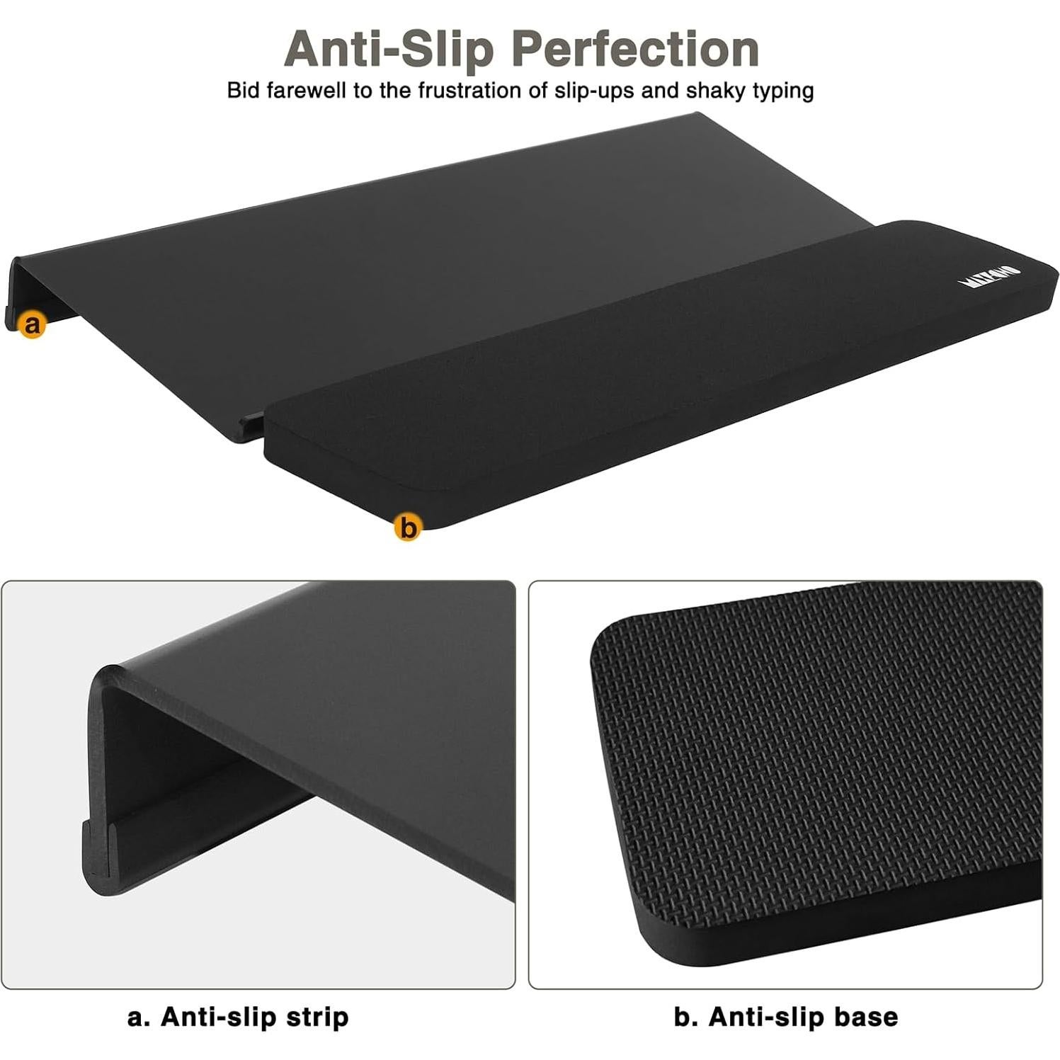 Soporte Elevador de Teclado Ergonómico MAXECHO Negro 42.9 cm