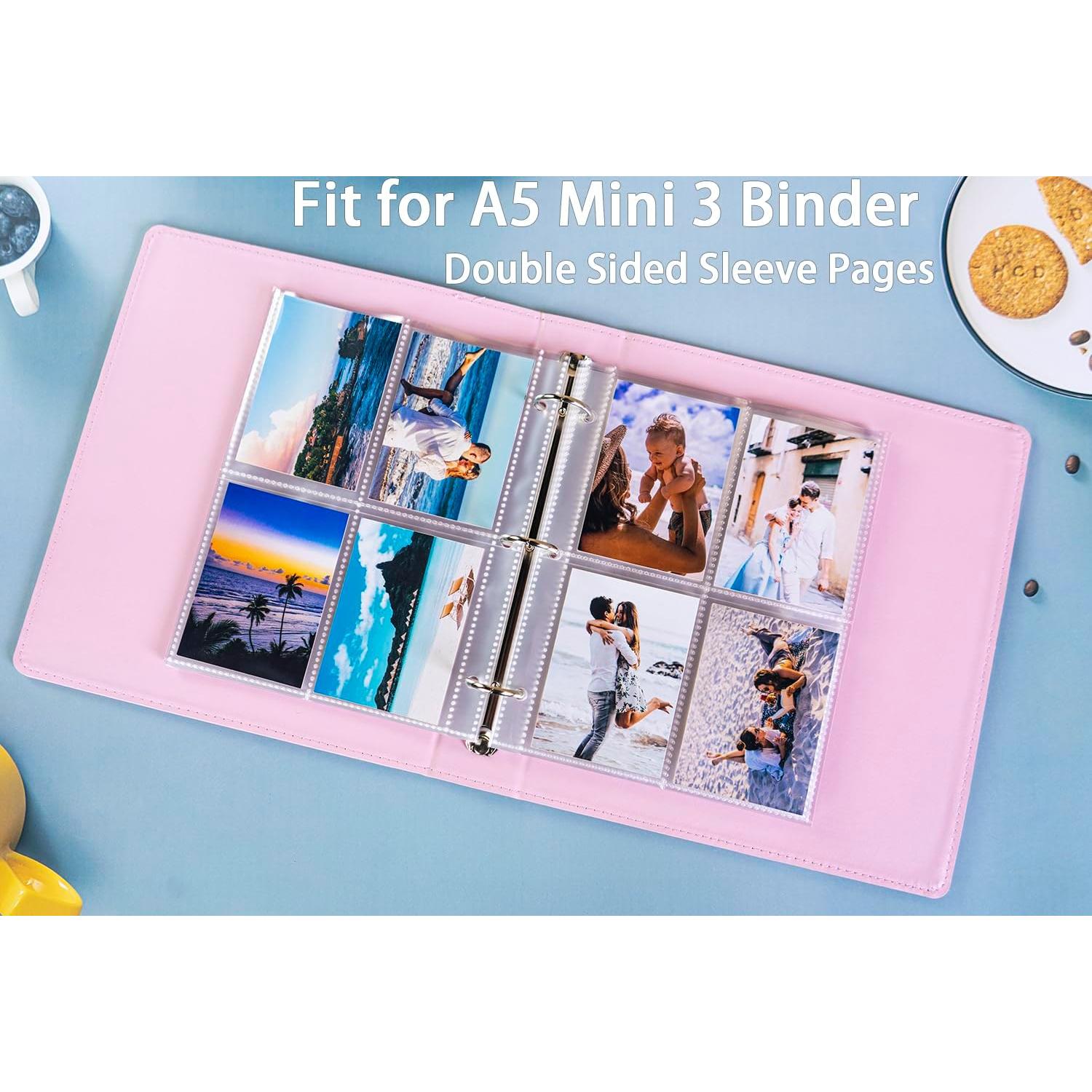 Paquete de 20 fundas para tarjetas A5 WITHYU 4 bolsillos