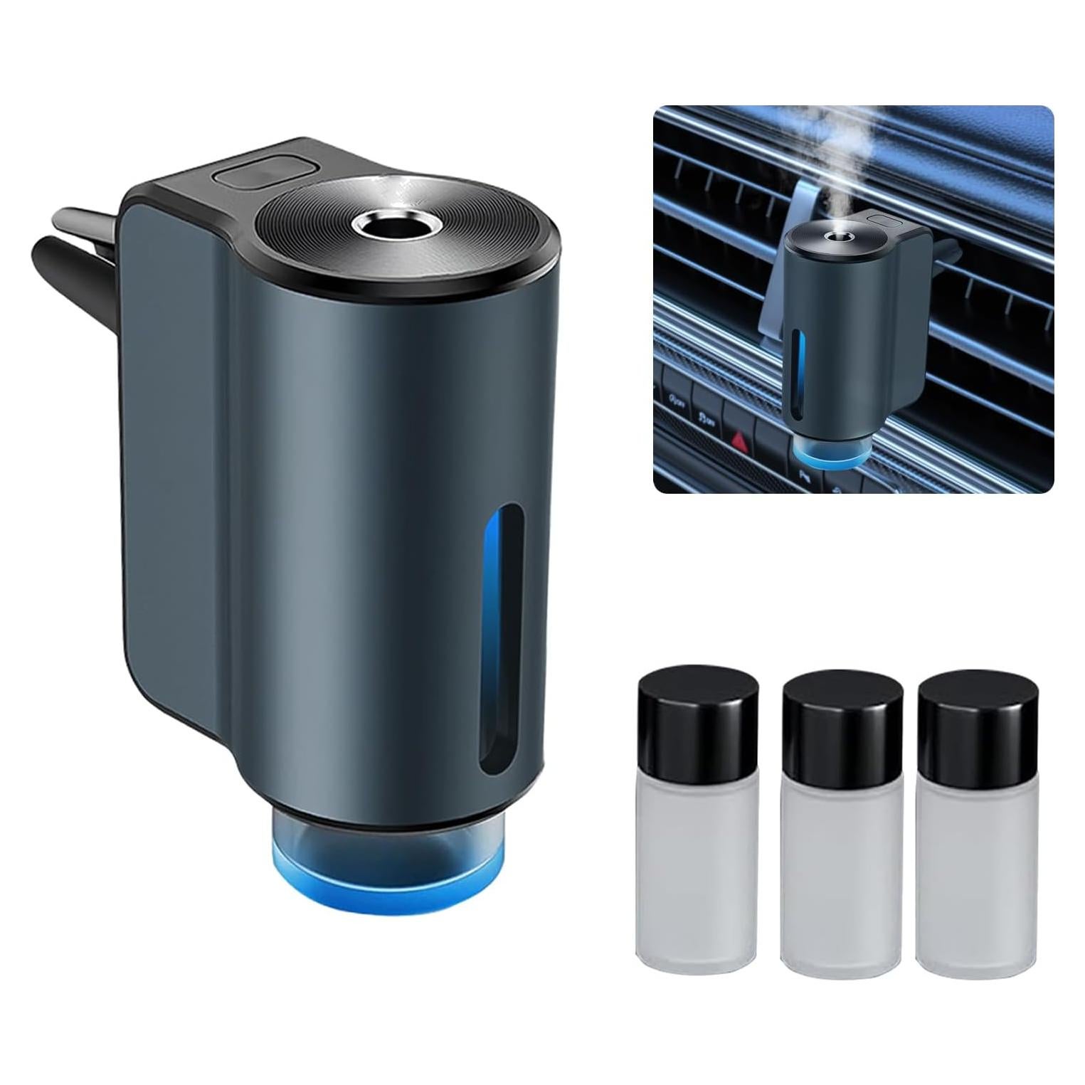 Difusor de Ambientador para Auto Shonoppy Gris con Aceite