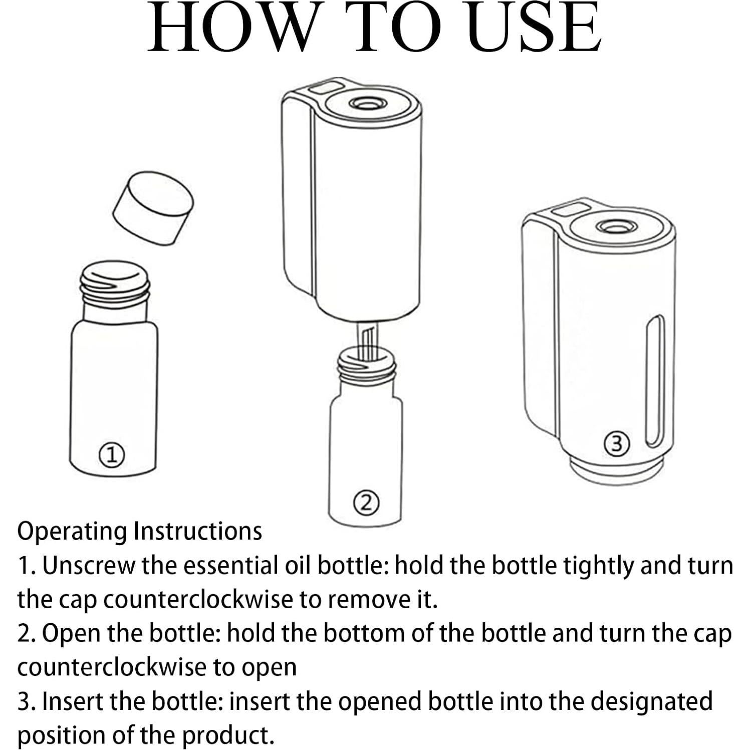 Difusor de Ambientador para Auto Shonoppy Gris con Aceite