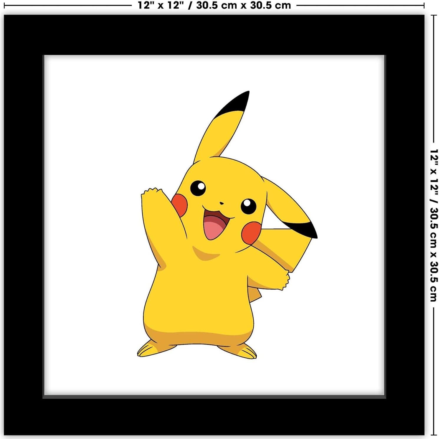 Arte de Pared Pikachu Waving Pose Trends International 30.48 cm