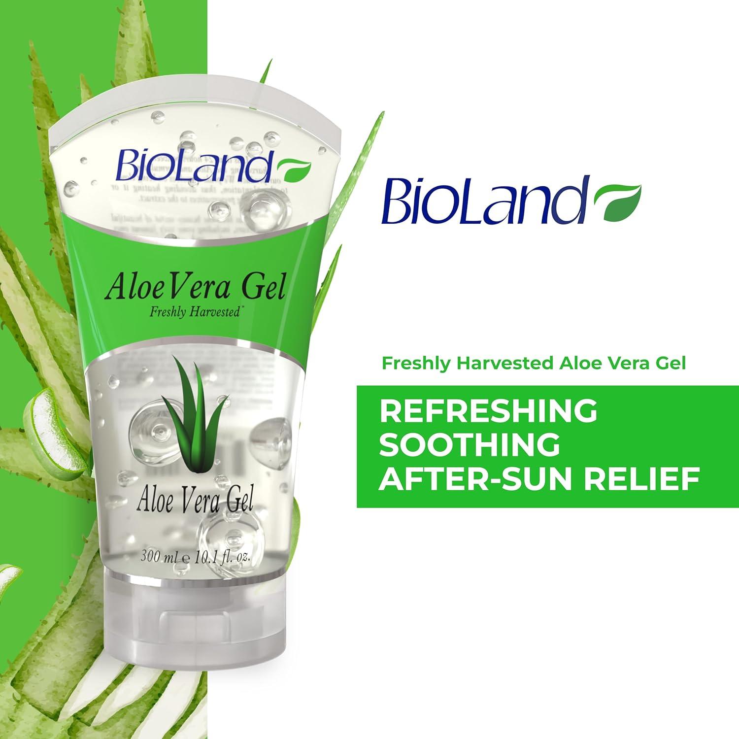 Gel de Aloe Vera BioLand 300 mL - Hidratante Calmante Piel