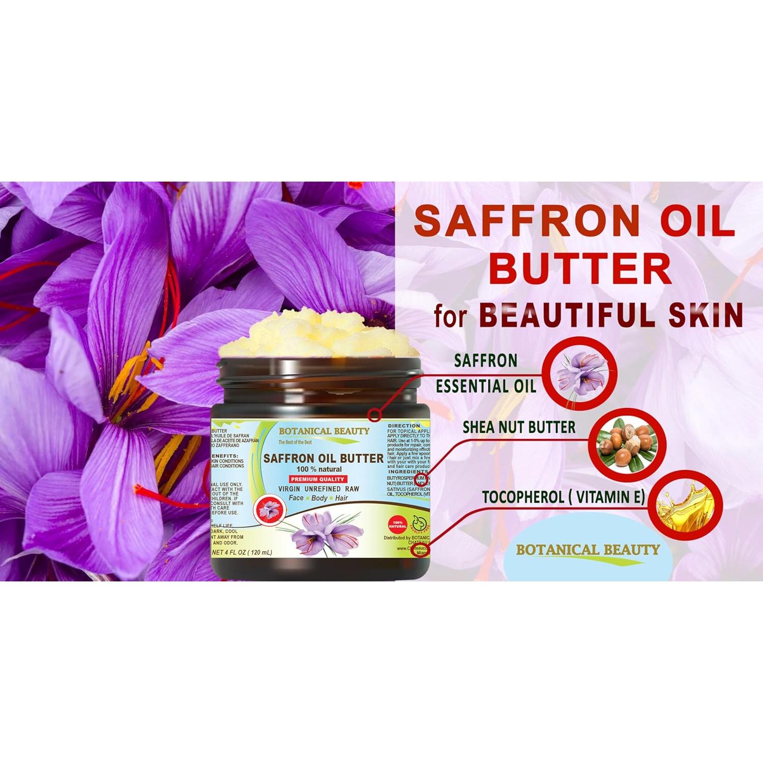 Mantequilla Hidratante de Aceite de Azafrán Botánico 118 ml
