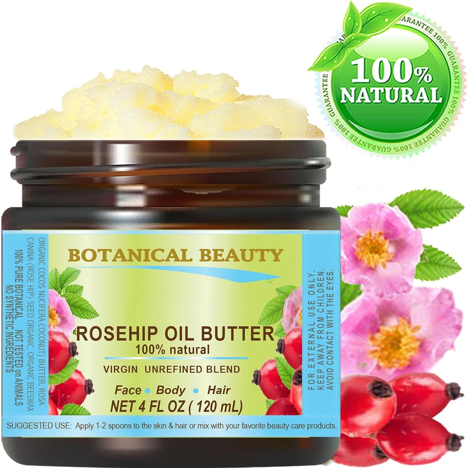 Mantequilla de Rosa Mosqueta 100% Natural 120 ml - Botanical Beauty