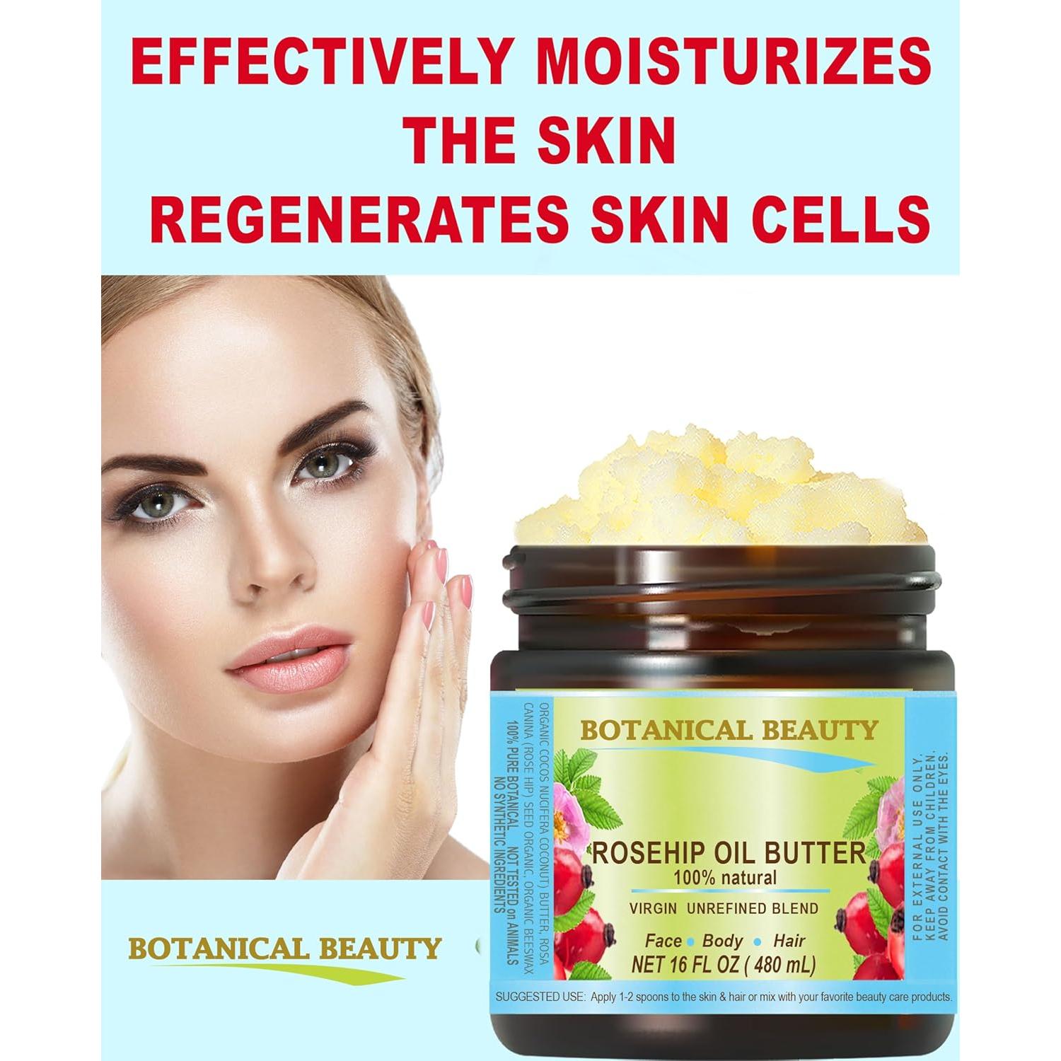 Mantequilla de Rosa Mosqueta 100% Natural 120 ml - Botanical Beauty