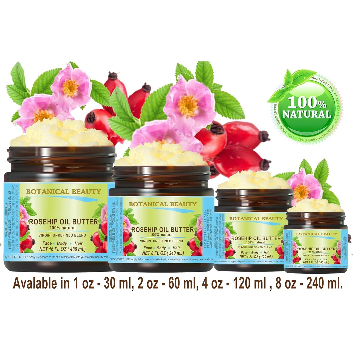 Mantequilla de Rosa Mosqueta 100% Natural 120 ml - Botanical Beauty