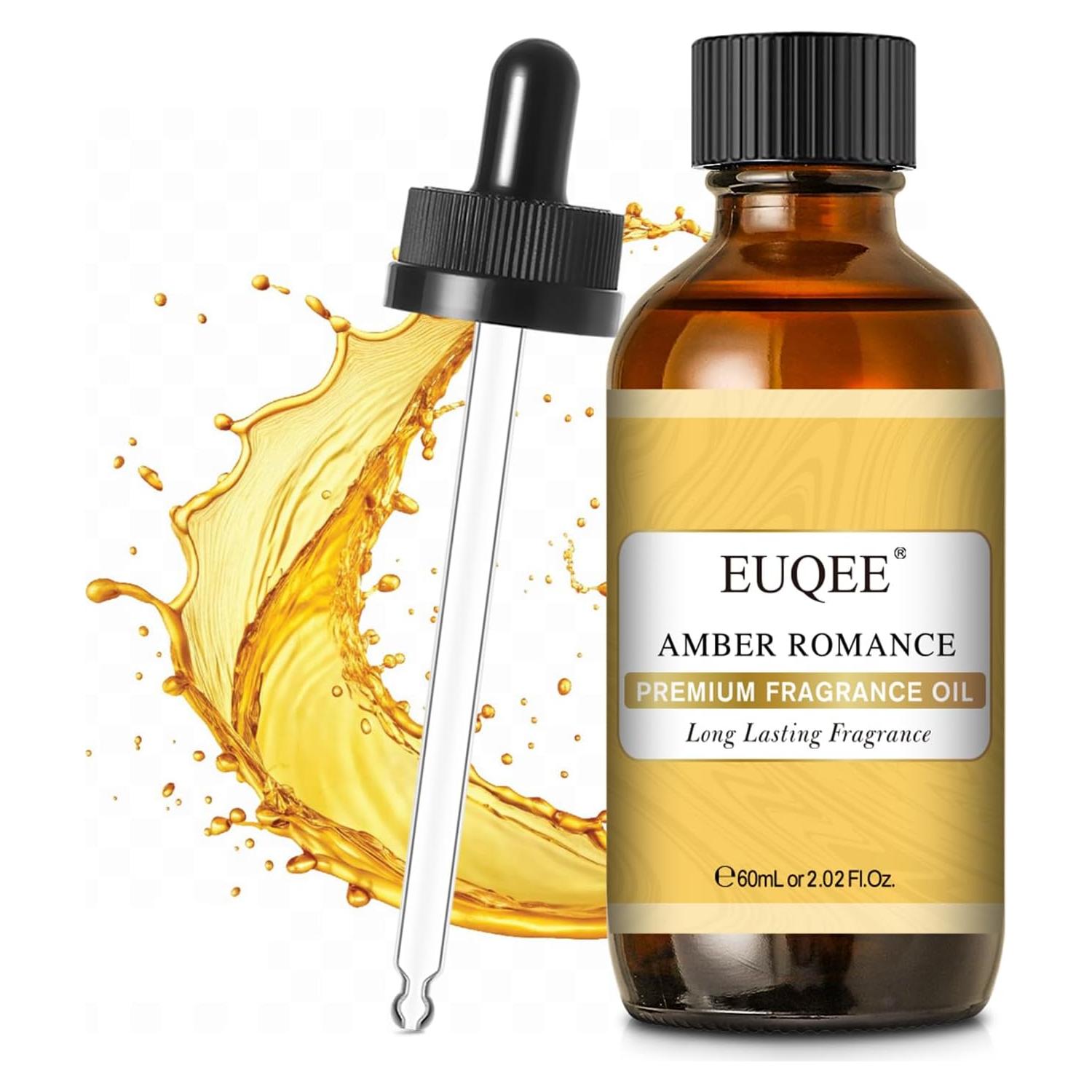 Aceites Aromáticos EUQEE Ámbar Romance 60ml para Difusor