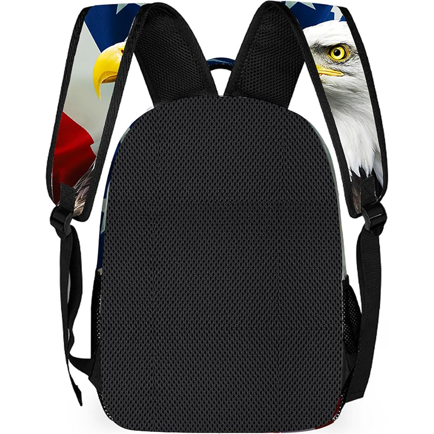 Mochila Colorida Oxford Unisex 34L con Bandera Americana