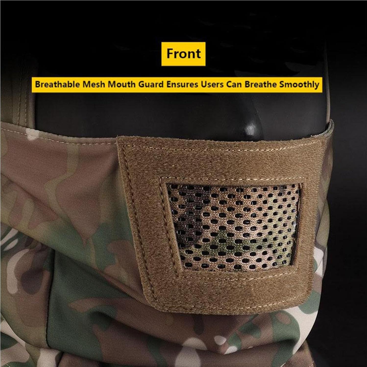 Máscara Balaclava Táctica CMAIR4U MA-205 con Protector Bucal