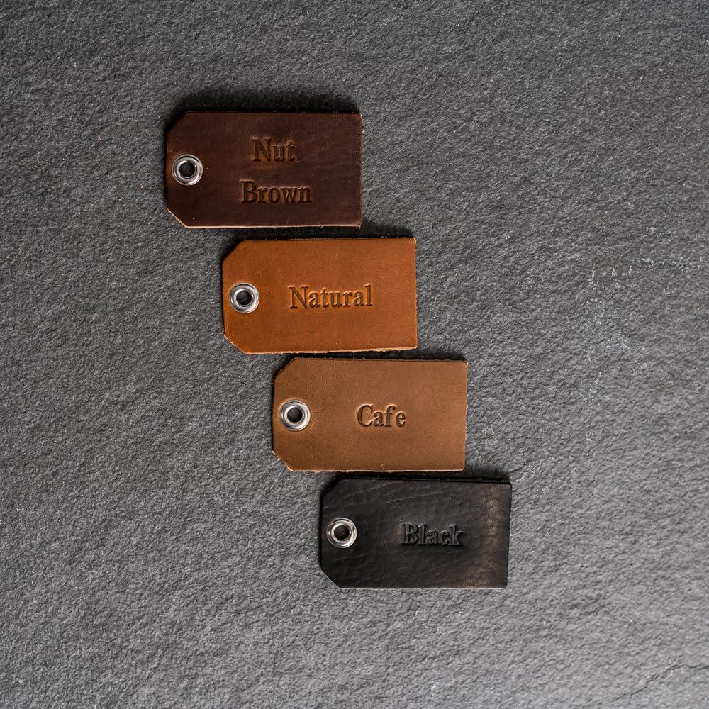 Bandeja de cuero personalizada Ox & Pine, 16.5 cm, hexágono, negro