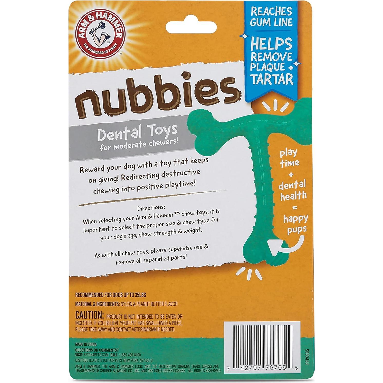 Juguete Dental para Perros Arm & Hammer Mantequilla de Maní