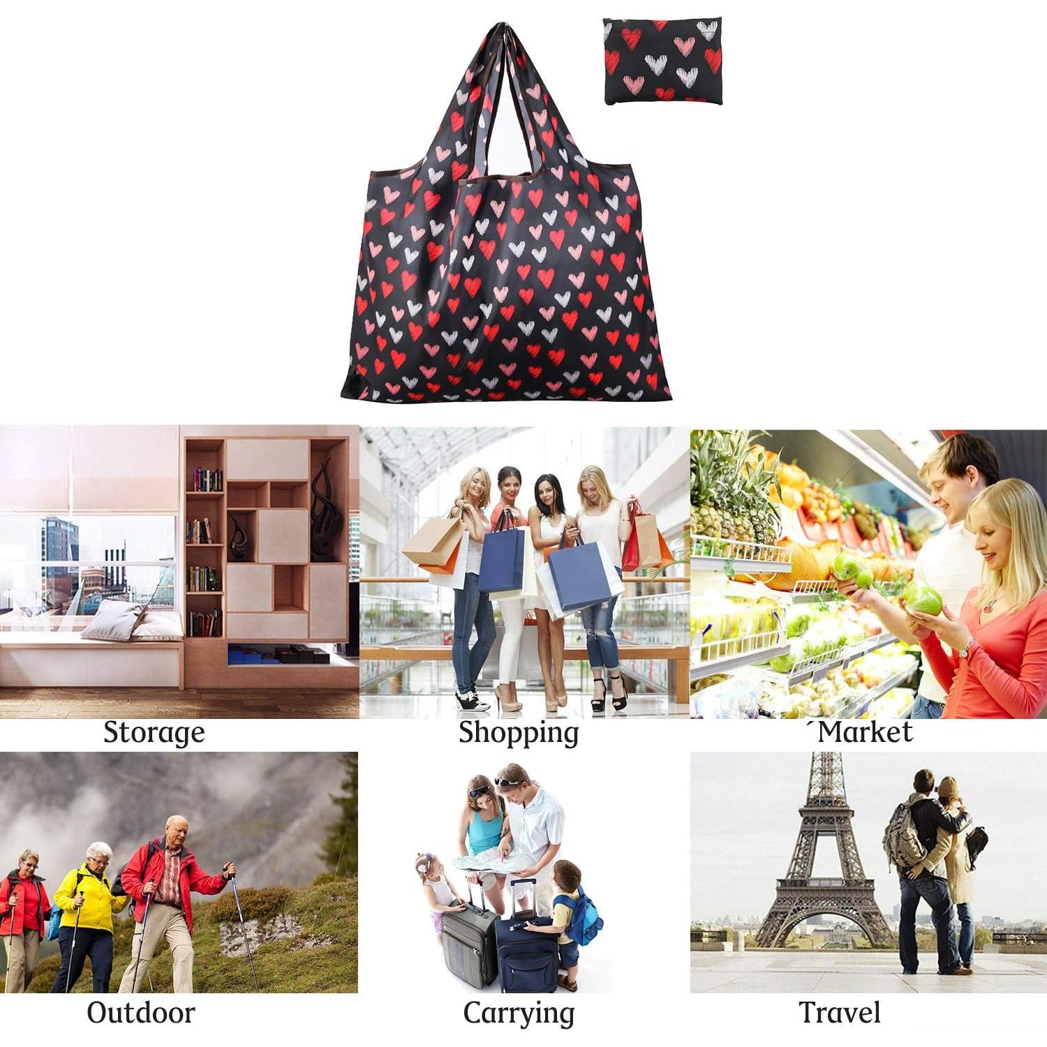 Bolsa de Compras Reutilizable Gophra Grande Ecológica Nylon 64.8x43.2cm