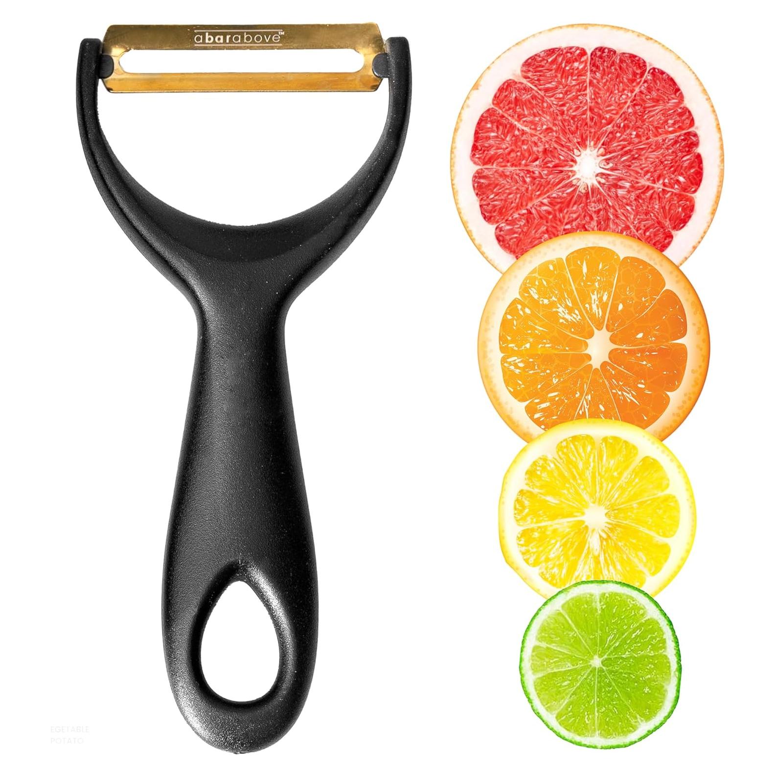 Pelador de Cítricos Profesional A Bar Above Dorado Ergonómico